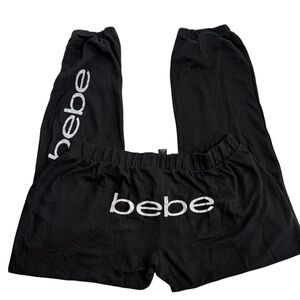 BEBE black joggers